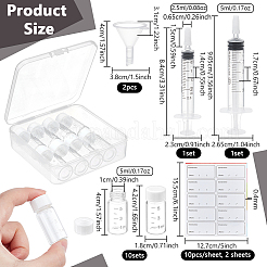 10 tubo di perline di vetro&nbsp;DIY-NB0015-44B