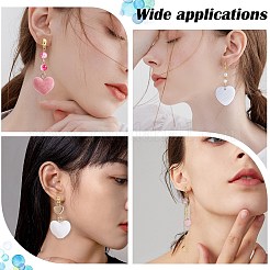 Набор для изготовления сережек в форме сердца своими руками&nbsp;DIY-SZ0009-25