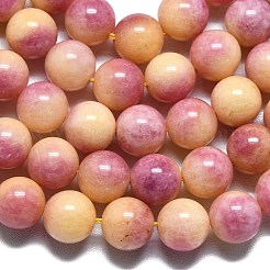 Chapelets de perles en jade de malaisie naturelle&nbsp;G-L645-A01-12mm-32