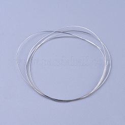 Антикоррозийный 925 круглый металлический шнур из стерлингового серебра MCOR-WH0001-03A