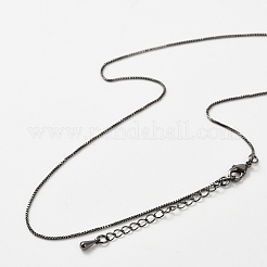 Collane a catena in ottone da donna&nbsp;NJEW-D302-41B
