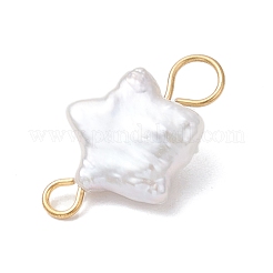 3 шт. 3 стиля подвески-коннекторы из натурального жемчуга Кеши&nbsp;PALLOY-JF04243