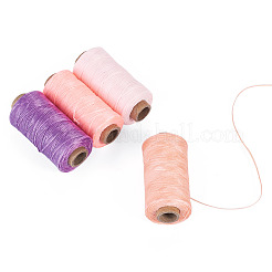 4 rollo de cordón de poliéster encerado de 4 colores&nbsp;YC-TA0001-29C