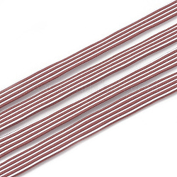 Piatto corda elastica, con nylon e gomma all'interno, indian rosso, 7x1.5mm, circa 100 yard / bundle (300 piedi / bundle)