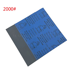 Carta vetrata rettangolare, utensili per lucidatura, grigio, 2000 grana, 28x23x0.02cm