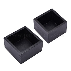 Olycraft сосновая коробка, квадратный, транспортная коробка, чёрные, 8.4~11x8.4~11x5.7~6 см, 2 шт / комплект