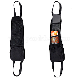 Боковой карман автокресла, универсальная сумка для хранения, мобильная сумка для хранения сумок на автомобиле подвесная сумка для напитков, чёрные, 42x14x2 см