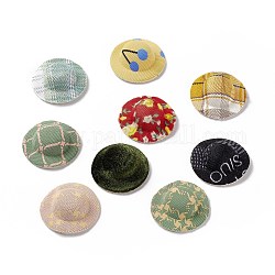 Украшение для шапки из ткани, для поделок ювелирные изделия серьги ожерелье заколка для волос украшение, разноцветные, 3.5x1.2 см