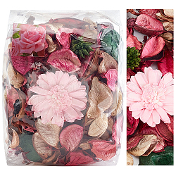 Bustina di fiori secchi aromaterapia, per rinfrescare l'aria della stanza dell'auto in bustina essiccante per guardaroba, roso, 137x102x62mm