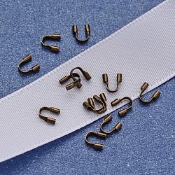 Tutor de alambre de latón, joyas, Bronce antiguo, tamaño: aproximamente 4 mm de ancho, 5 mm de largo, 1 mm de espesor, agujero: 0.5 mm