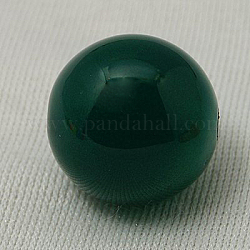 Resin Beads, Round, DarkSlate Gray, 20mm, Hole: 3mm, about 100pcs/bag