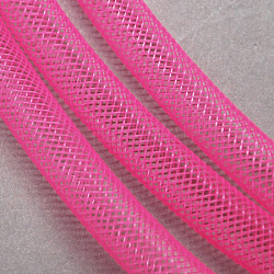 Kunststoffnetzfaden Kabel, neon rosa , 10 mm, 30 Meter