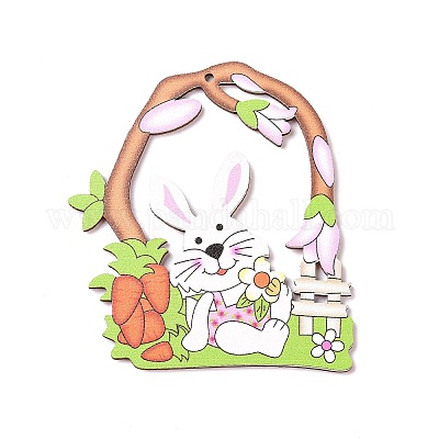 Пасхальные деревянные подвески&nbsp;LS-WOOD-I007-01B-1