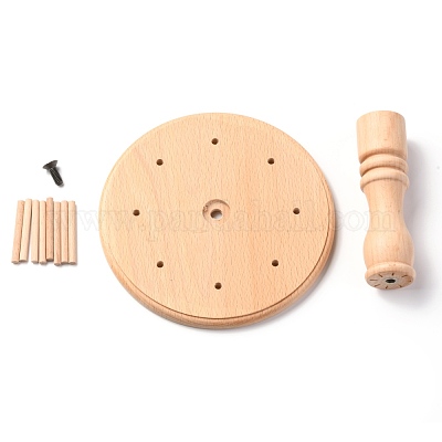 Wholesale 8 Spool Beech Wood Thread Holder 