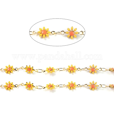 Эмалированные цепи из латуни ручной работы CHC-I035-13G-05-1