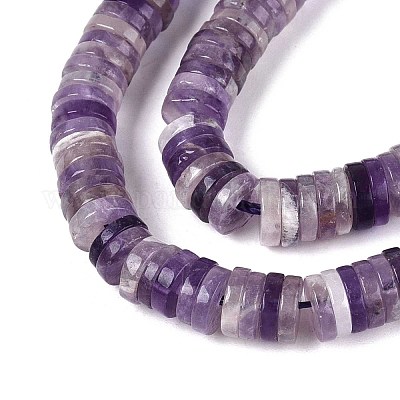 Природный аметист нитей бисера&nbsp;G-T142-6mm-12-1
