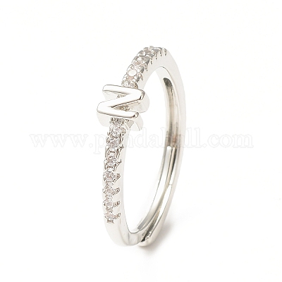Bague avec lettre deals