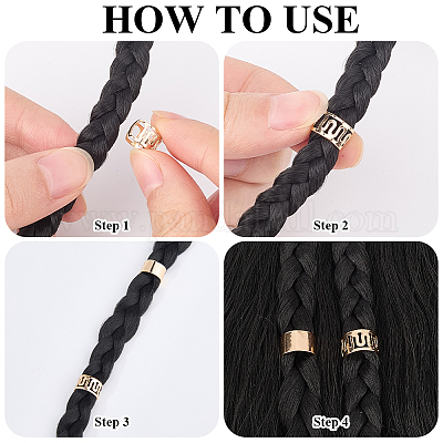 6 шт. 6 стиля аксессуаров для волос из сплава со стразами&nbsp;EJEW-WH20005-003G-1