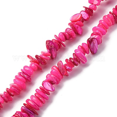 Нити бусин из натуральных пресноводных ракушек&nbsp;BSHE-I016-01G-1