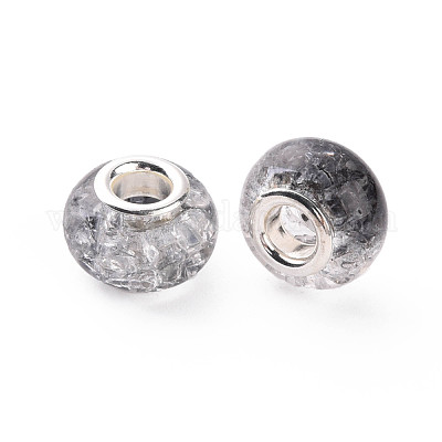 Европейские бусины двухцветные хрустящие RPDL-T003-06C-1