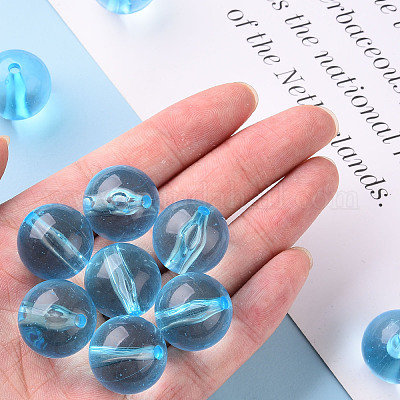 Прозрачные акриловые бусины&nbsp;MACR-S370-A20mm-755-1