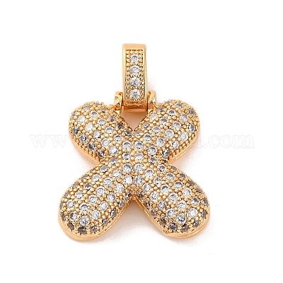 Латунные микро проложить кубического циркония подвески KK-C076-29X-G01-1