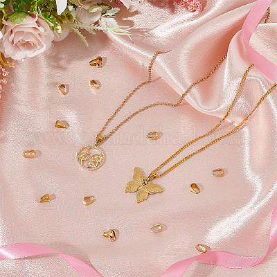 50 шт. защелкивающиеся дужки из нержавеющей стали 304 STAS-BBC0002-81-1