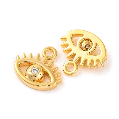 Латунные микро проложить кубического циркония подвески KK-U017-08A-G-1