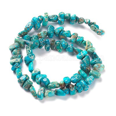 Натуральные имперские нитки из яшмы G-P444-05F-1