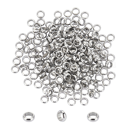 Unicraftale Ring 304 Stainless Steel Spacer Beads STAS-UN0009-10P-1