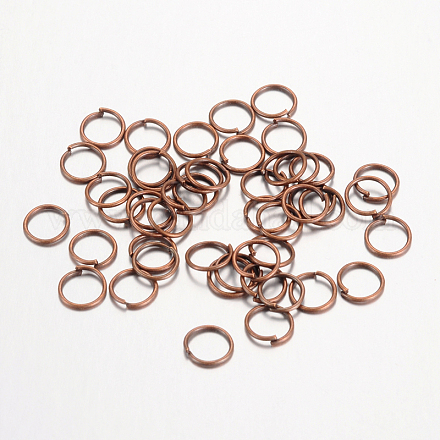 Iron Open Jump Rings IFIN-A018-6mm-R-NF-1