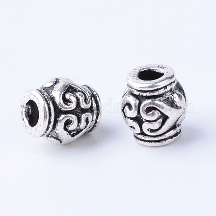 Perles en alliage de style tibétain TIBE-Q063-116AS-NR-1