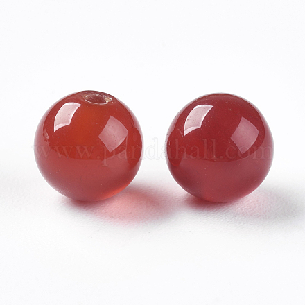 Natural Carnelian Beads G-K275-12-6mm-1