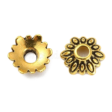 Tibetische Perlen Kappen & Kegel Perlen GLFH10352Y-1