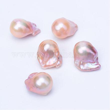 Natural Keshi Pearl No Hole Beads PEAR-R063-50A-1