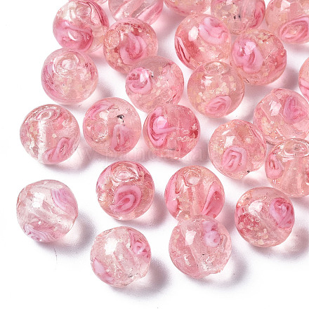 Perles vernissées lumineuses manuelles de fleurs intérieures LAMP-TD001-8mm-03-01-1