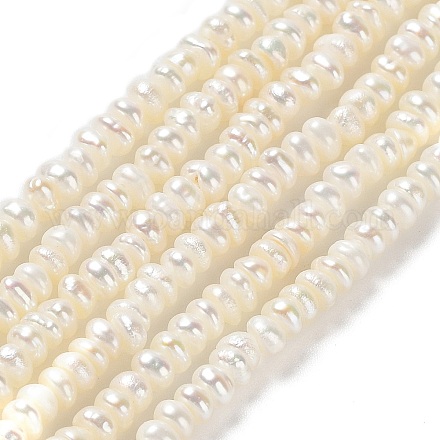 Brins de perles de culture d'eau douce naturelles PEAR-J007-32-1