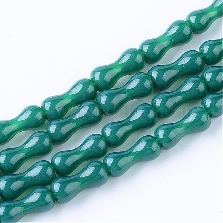 Opaque Solid Color Glass Bead Strands GLAA-Q056-43-1