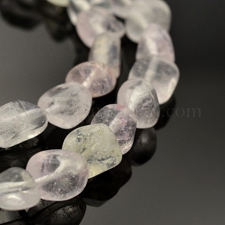 Natural Glass Bead Strands G-P070-36-1