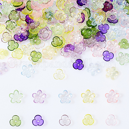 300 шт. 2 прозрачных акриловых колпачка для бусин FIND-GA0003-22-1