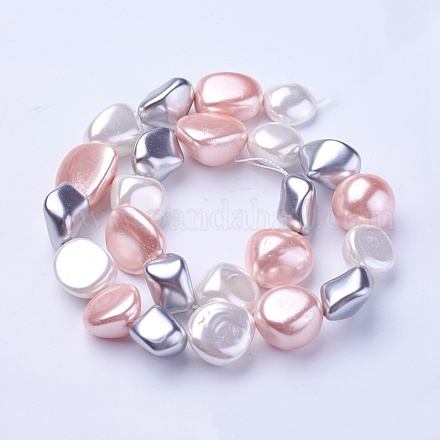 Chapelets de perles de coquille BSHE-P030-02A-1