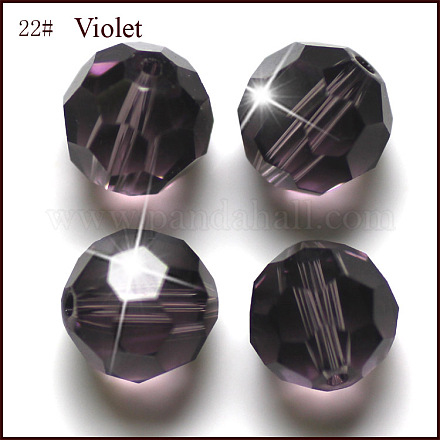 Abalorios de cristal austriaco de imitación SWAR-F021-8mm-204-1
