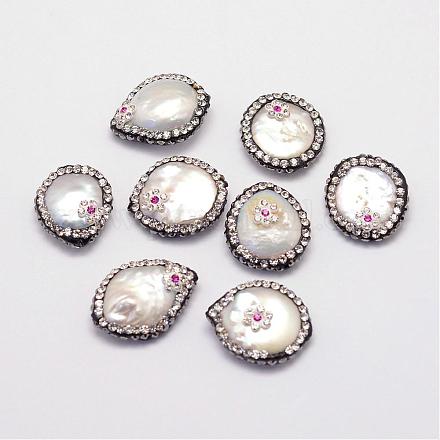 Natural Cultured Freshwater Pearl Beads RB-P013-03-1