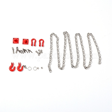 Alloy Car Tow Hook Trailer Chain Set FIND-WH0067-84-1