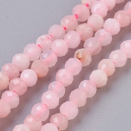 Chapelets de perles en opale rose naturelle G-F568-109-2mm-1
