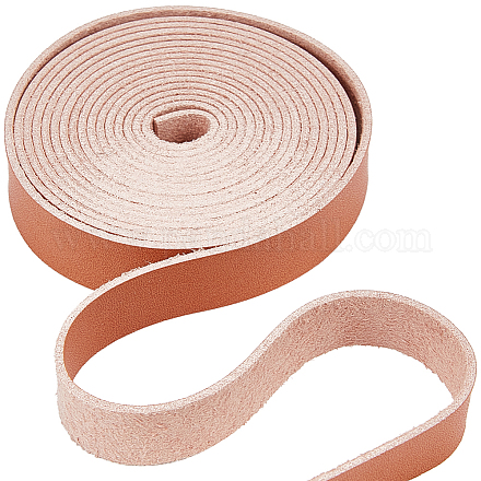 GORGECRAFT 200cm x 12.5mm Leather Strap Strips Flat Imitation Leather Cord 1.2mm Thick Lychee Grain Threads Rope Strings for DIY Crafts Belt Boot Lace Bracelet Jewelry Making Braiding DIY-WH0502-86A-03-1