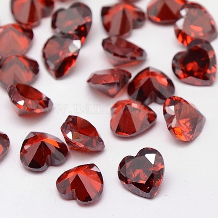 Cubic Zirconia Pointed Back Cabochons ZIRC-M005-9mm-013-1