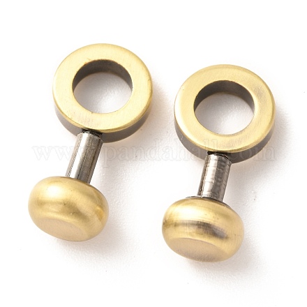 Brass DIY Bags Clasps FIND-A003-01AB-1