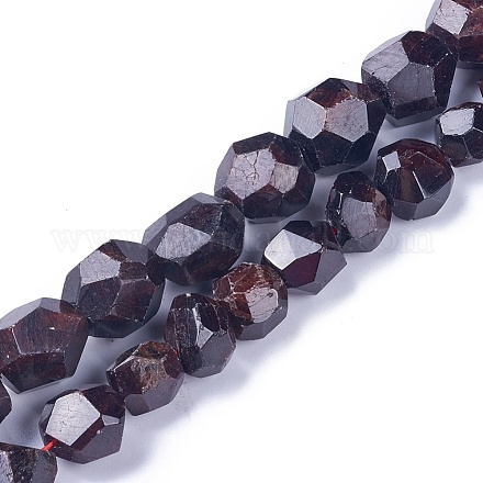 Natürlicher Granat Perlen Stränge G-I225-05-A-1