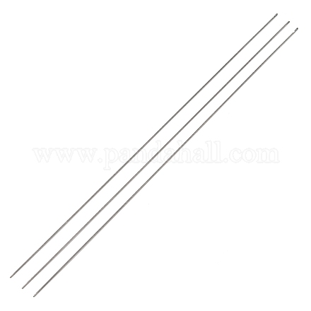 Perlennadeln aus Stahl mit Haken für Perlenspinner TOOL-C009-01A-06-1